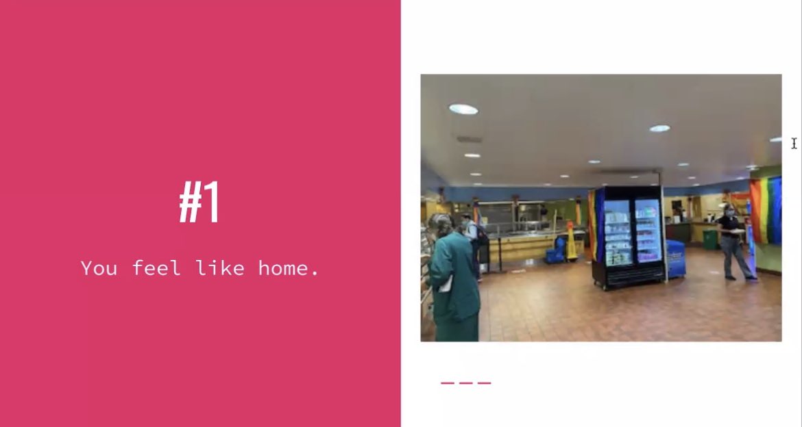 UCSFIMChiefs's tweet photo. Chief Resident @ccrawford47 shares her beautiful meditation on the @ZSFGCare cafeteria serving our #SanFrancisco community. When the cafeteria reflects diversity, support, and the meaning of home ❤️🌮🥗🥓 https://t.co/1ItC2Kr70q