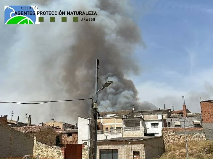 Situación muy complicada con numerosos #IncendiosForestales simultáneos. 
Mucha precaución y ánimo a todo el colectivo #INFOAR y demás intervinientes.
.
📷 1. #IFLeyre
📷2. #IFValderrobres
📷3. #IFBarbastro
📷4. #IFNonaspe

@GobAragon #AgentesProtecciónNaturaleza