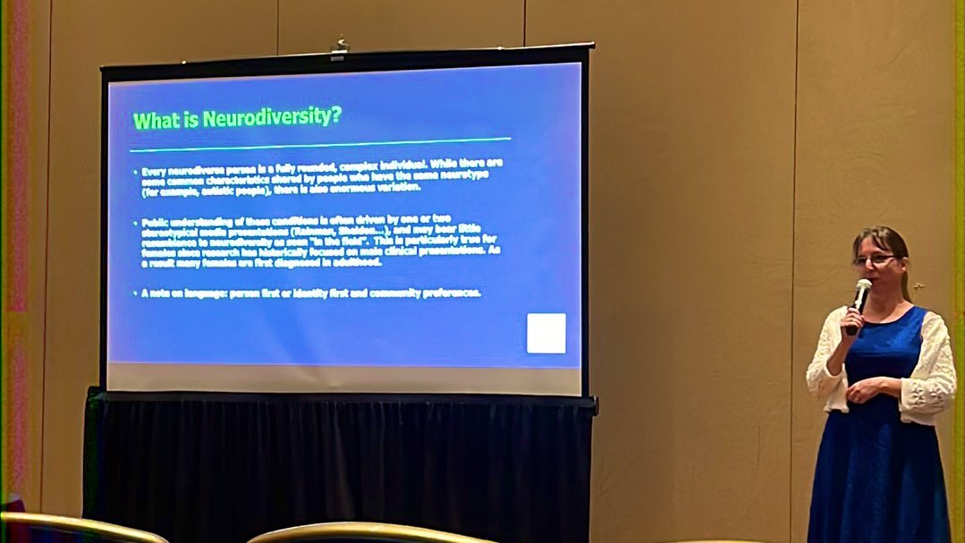 Shooped's tweet image. Loved hearing from Dr. Katherine Breward regarding neurodiversity and how to by remove barriers and improve the overall b-school program experience. #GMAC22