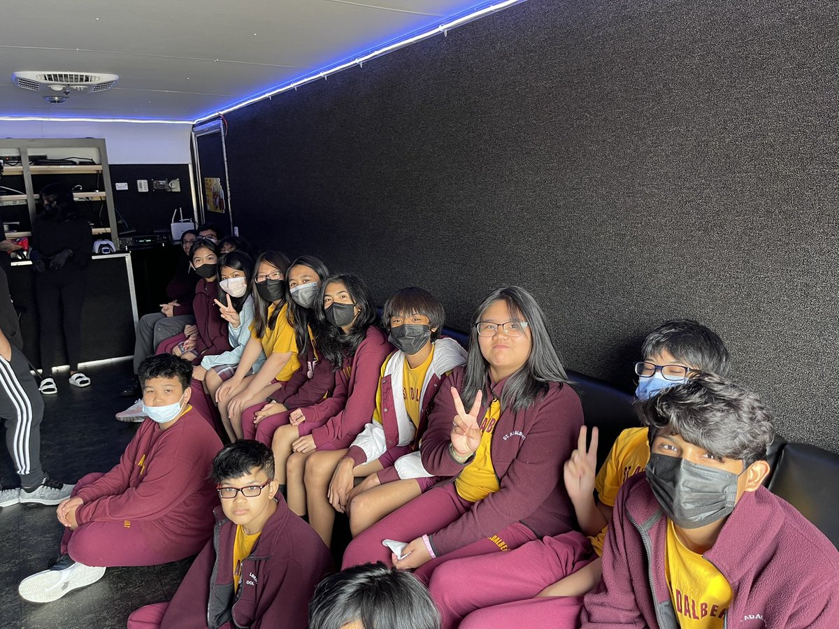 SacaMrs's tweet photo. #sonyc #saca #gametruck Cracking up with my students! https://t.co/JJNpn4BTi1