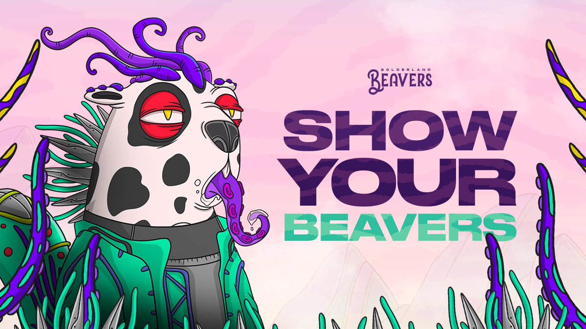 Solderland Beavers airdrops have begun! 

Show your Beavers! #BEAVERISH