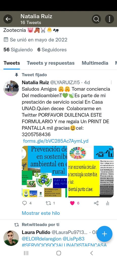 LYARUIZJ15's tweet photo. @Cienciaymas_ Esto en mi perfil es una muestra de Q el mundo es maravilloso y Hay Q proteger.. 🌏🌏🌏🌏Regalame un retwitt gracias https://t.co/AuUarEq6rX