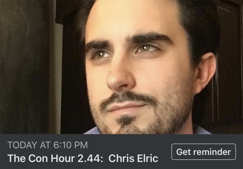 authoress_cj's tweet photo. TODAY at 6:10PM CT on @TheConHour we’re talking to #propdesigner Chris Erlic!
#dontmissit
#livebroadcast:
#Youtube - https://t.co/if4Uor58IK
#audio - https://t.co/ZL163na10Q
#twitch #podcast #podcastshow #live #theconhour #youtubechannel #Spotify #fun #iHeartRadio #amazonmusic https://t.co/AwKe0Z464Q