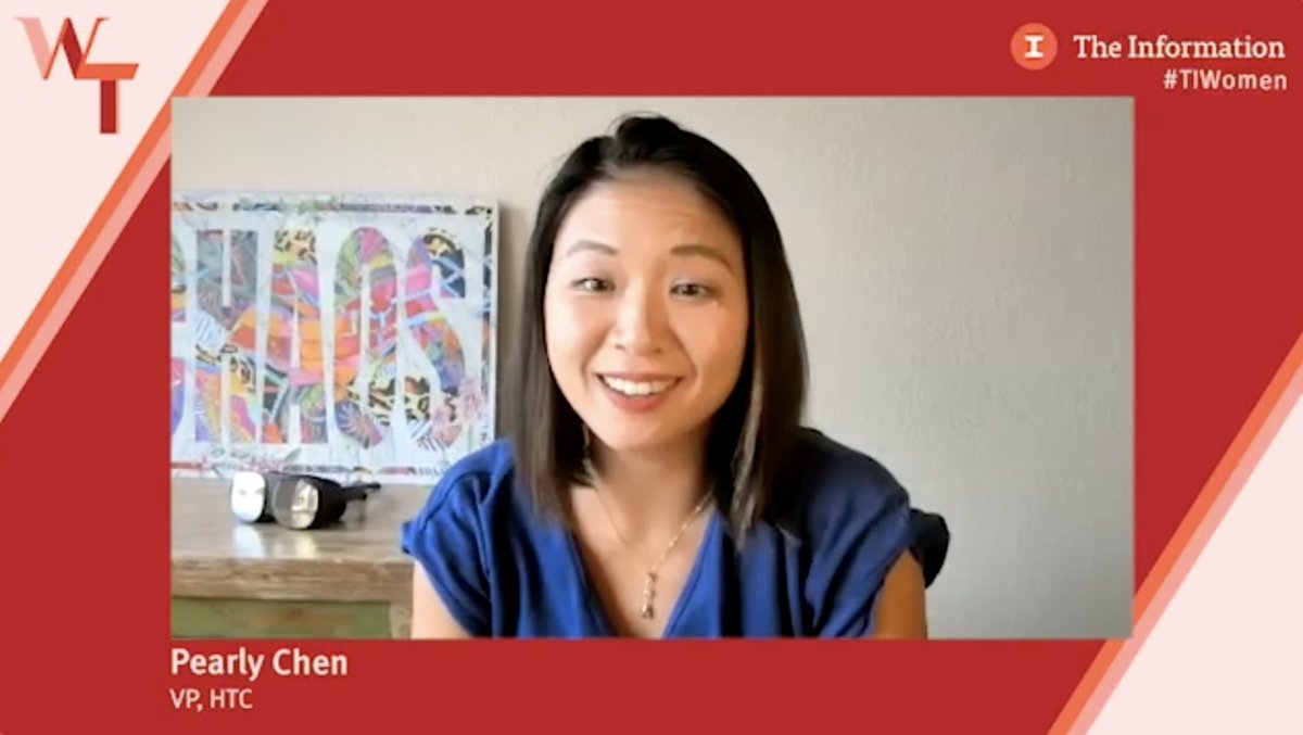 theinformation's tweet photo. "It's important how we can contribute to this concept of an open metaverse where anybody can access regardless of hardware. It should be interoperable, open, &amp; decentralized where users have more control over their data &amp; experience." @pearlychen @htcvive @BCG #TIWomen https://t.co/OJCYoSGAwS