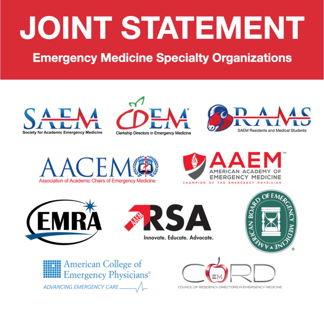 SAEM, along with several EM specialty organizations, this afternoon released a statement discouraging the use of the Doximity survey data by medical students applying to emergency medicine residency training programs. Learn more: saem.org/docs/default-s…