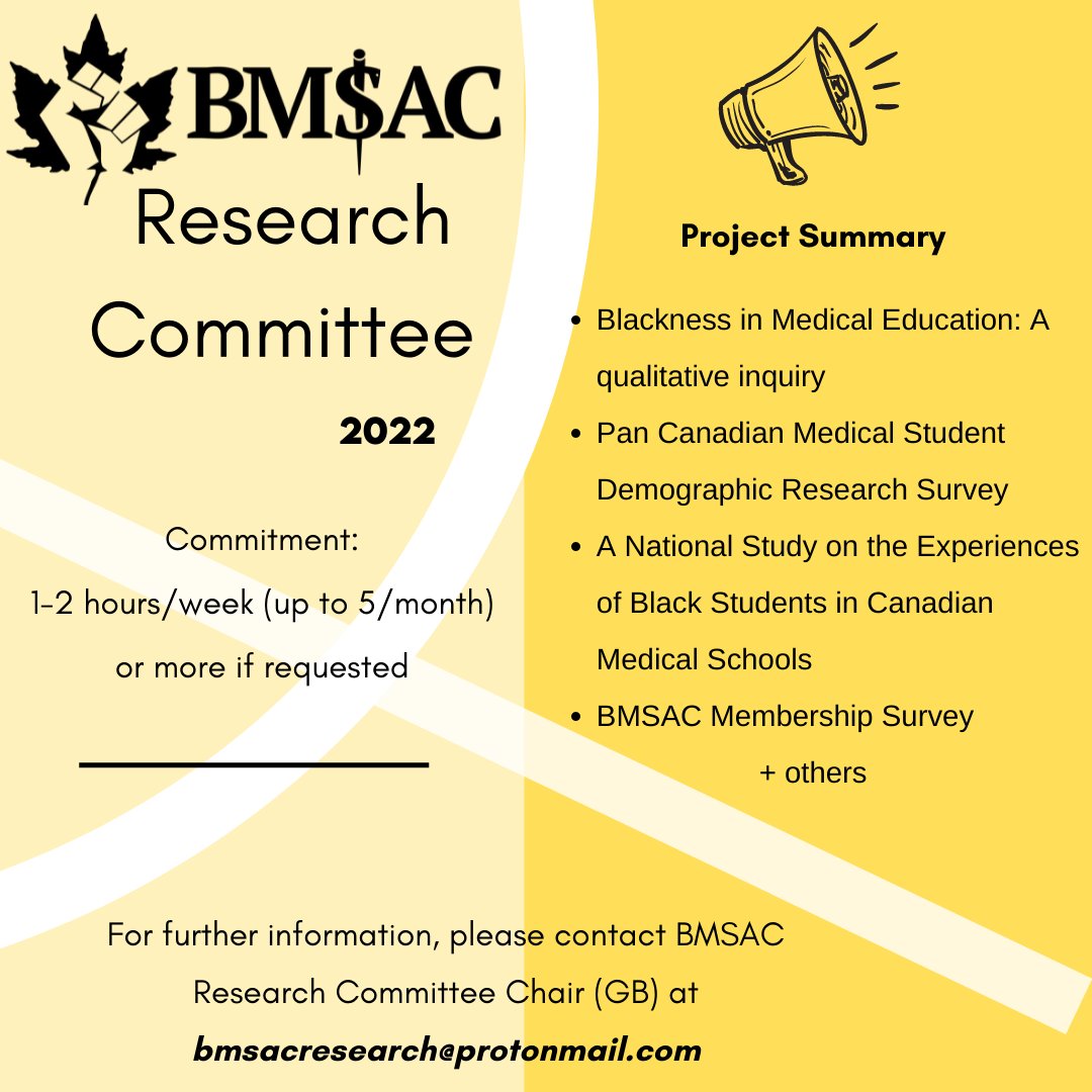 It's that time of year -- We are RECRUITING ⭐️ For our research committee ⭐️ A medical student interested in being the research chair after a year of being on the committee. Complete the following application if interested docs.google.com/document/d/1Vh… Deadline to Apply: June 30 2022
