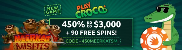 NoDepositForum's tweet photo. PLAYCROCO NO DEPOSIT BONUS - 25 FREE SPINS ON NEW SLOT 'MEERKAT MISFITS'
https://t.co/KE9ueuwOKu
#playcroco #depositbonus #nodepositbonus #freespins #rtg https://t.co/xAzA0H2td9