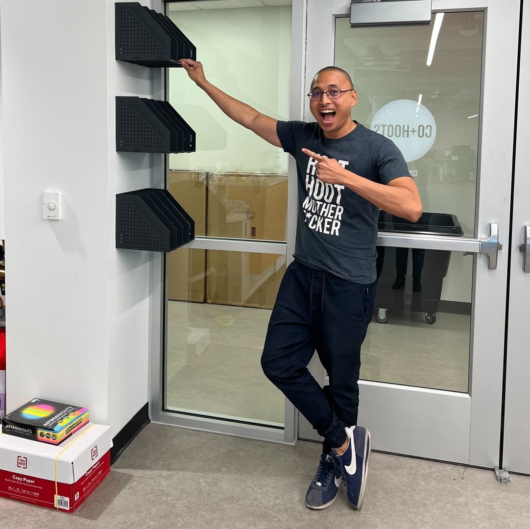 cohootsphx's tweet photo. can you tell how hype we are with CO+HOOTS Mesa being open?! ๐ ๐
๐
#CohootsMesa #CoworkLocal https://t.co/YJvsuLcY7n