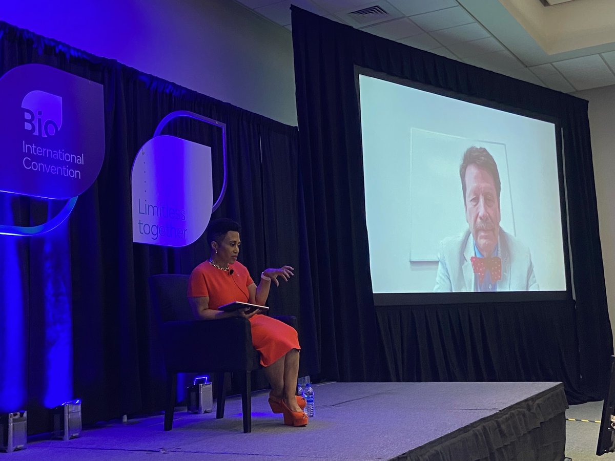 IAmBiotech's tweet photo. “I am a fan of accelerated approvals,” says @US_FDA’s Robert Califf.

Today, #BIO2022 closes out with a timely and critical discussion on the importance of accelerated approvals in bringing life-changing innovations to patients. Hosted by @DrMichelleBIO. https://t.co/kZc8lTf5SY