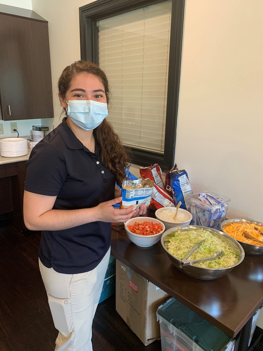 Today we kicked off CNA week with a walking taco bar! Thank you to all our CNA'S for all you do!  You are truly appreciated!