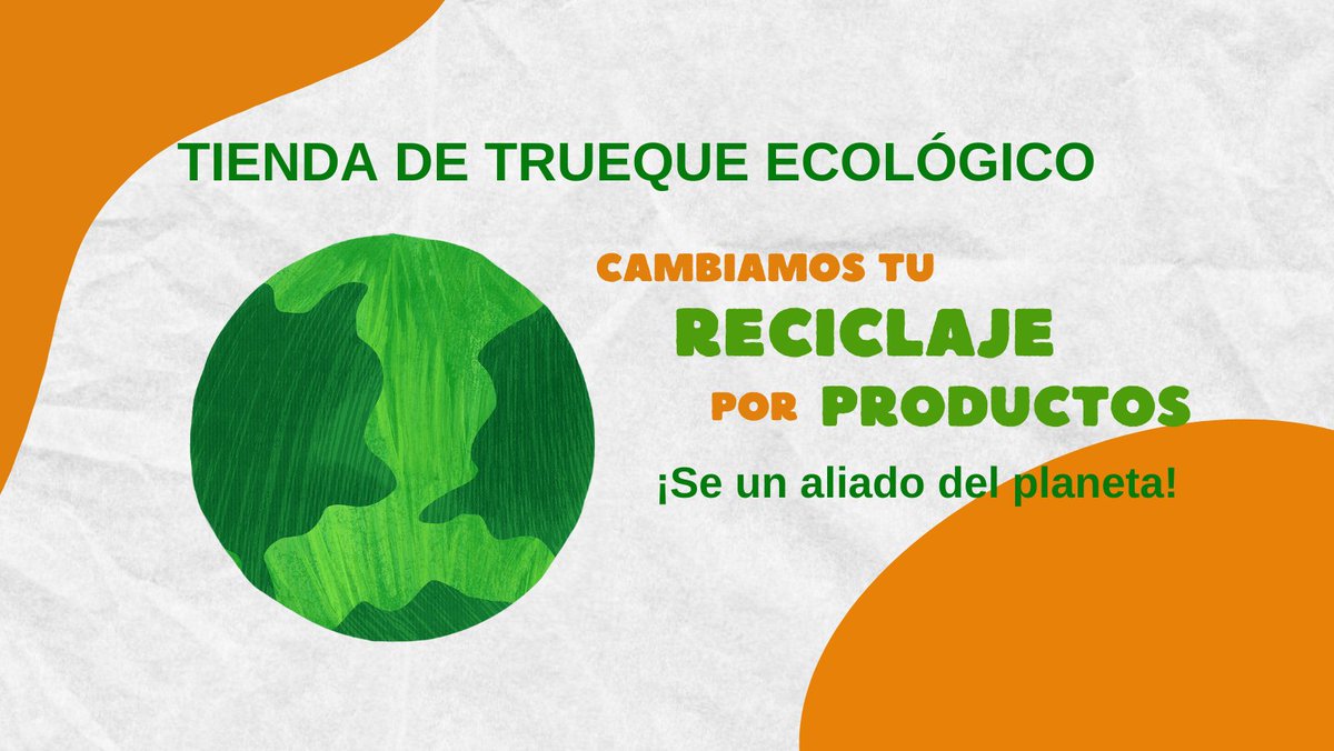 OikosGreenCol's tweet photo. Trae tu reciclaje y has trueque ecológico con nosotros! #truequeecologico  #Ecology  #MedioAmbiente #ColombiaDecide https://t.co/S16FGtX2Y9