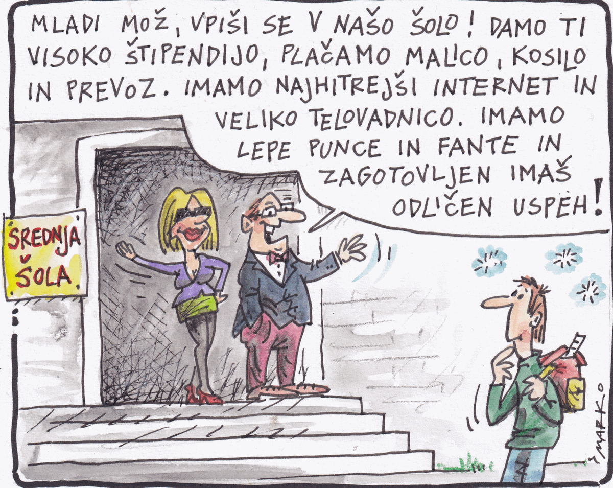 Kdo da več. #markomentar
✏️ <a href="/MKarikatura/">Marko Kočevar</a>