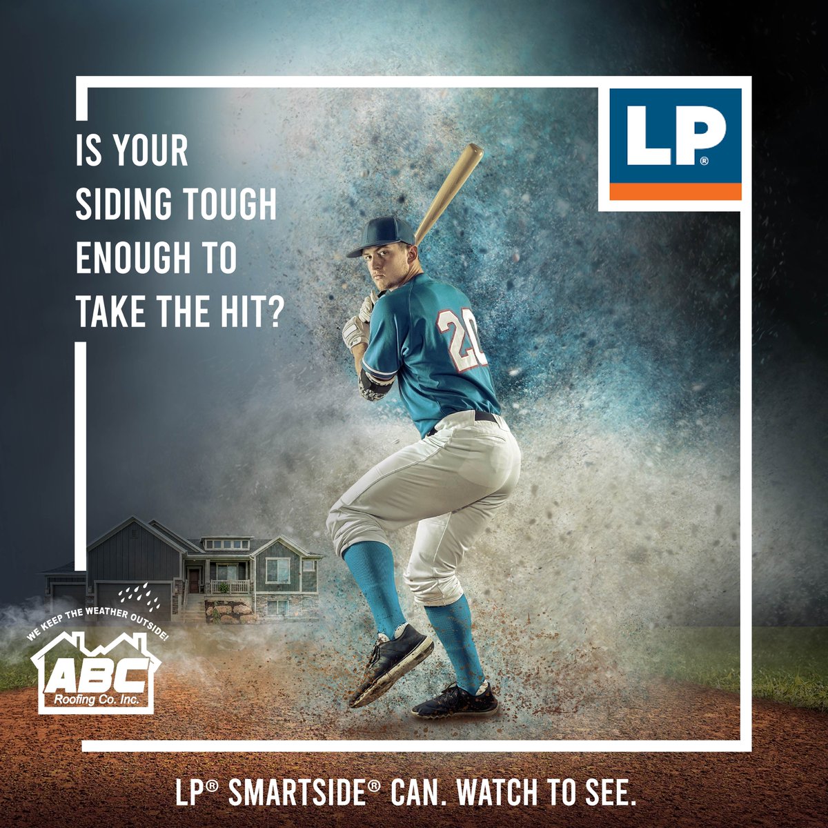 ABC_Roofing's tweet photo. If your siding can take a hit from a fast ball, it can stand up to almost anything.
See LPยฎ SmartSideยฎ Siding put to the test on the baseball field.
Was it tough enough? Watch to see!
https://t.co/j0rvOSEFQ1
#remodeling #sidinglife #baseball #fastball #durability https://t.co/Y1ivTWsUcX