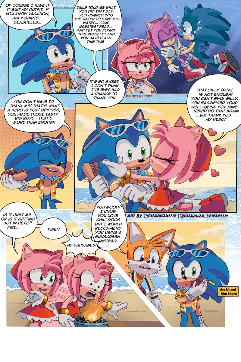 Sonic Boom Sonamy Comic Dub