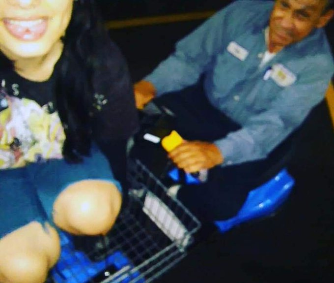 My #papa and I #shopping at #walmart and being #silly ...this is the side of #tomsandoval his true loved<a href="/tag/papa"class="tags">#papa</a><a href="/tag/shopping"class="tags">#shopping</a><a href="/tag/walmart"class="tags">#walmart</a><a href="/tag/silly"class="tags"><span>#silly</span></a><a href="/tag/grandpa"class="tags"><span>#grandpa</span></a><a href="/tag/thelight"class="tags"><span>#thelight</span></a><a href="/tag/tomsandoval"class="tags"><span>#tomsandoval</span></a>