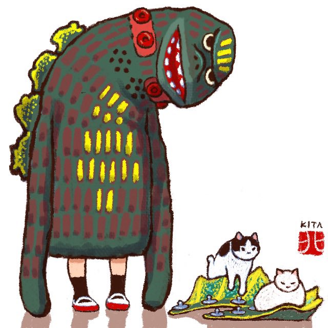「猫と着ぐるみ女子【10】2022.6.17 」|北道正幸＠プ〜ねこ連載中のイラスト