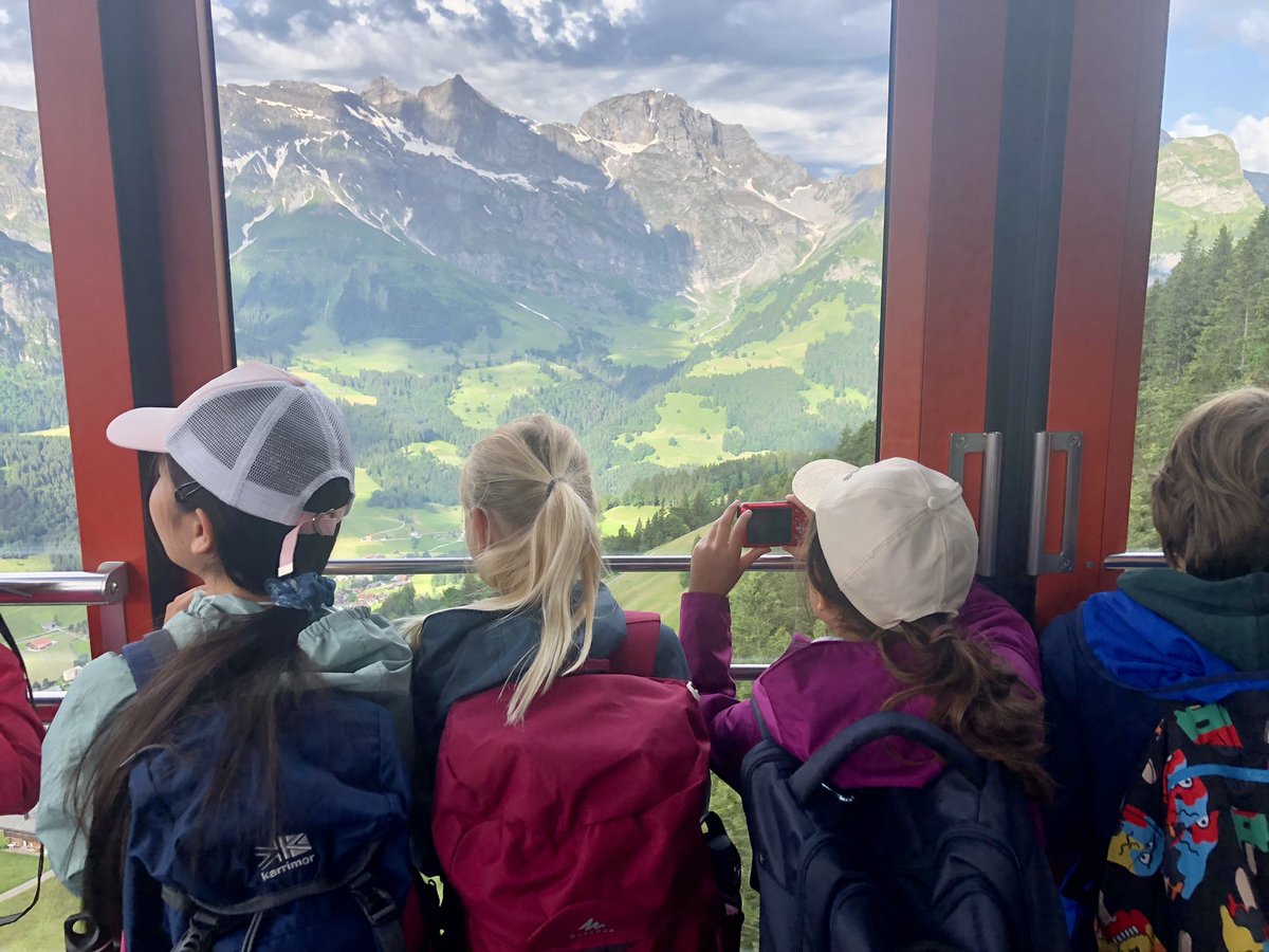 ali_hobden's tweet photo. Grade 3 field trip week to Engelberg Switzerland. The view never gets old. #outdoorlearning #Switzerland https://t.co/Mxbg9k1gZ7