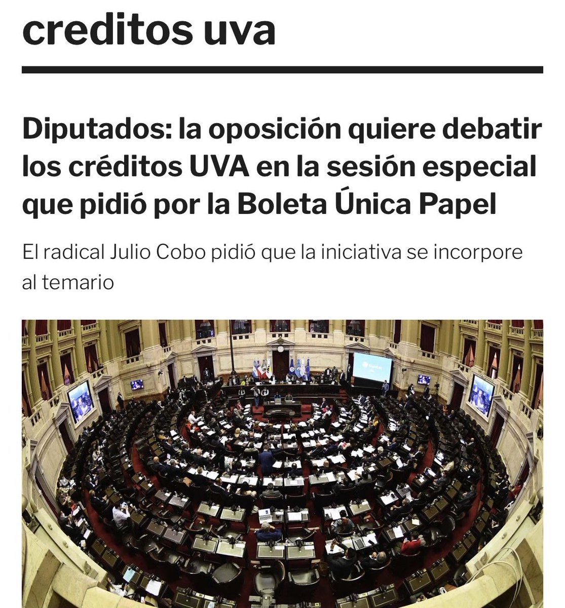 Urgente  TRATAR #ELIMINACIONUVA , ya pasó un mes, debatan los problemas de las 105 flias estafadas - eligen los Bancos!
<a href="/SergioMassa/">Sergio Massa</a> <a href="/DiputadosAR/">Diputados Argentina</a> <a href="/hipotecadosuva/">@HipotecadosUVANacional</a> <a href="/alferdez/">Alberto Fernández</a> <a href="/Kicillofok/">Axel Kicillof</a> <a href="/JuanManzurOK/">Juan Manzur</a> <a href="/juliocobos/">Julio Cobos</a> <a href="/MarioNegriGobe1/">Juntos x El Cambio Córdoba</a> <a href="/CFKArgentina/">Cristina Kirchner</a> <a href="/JCuattromo/">Juan Cuattromo</a> @lajeantonio <a href="/vivicanosaok/">Viviana Canosa</a>