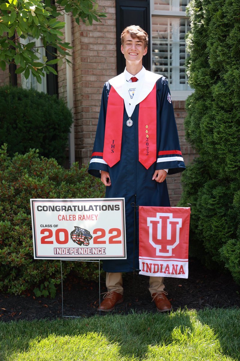 How quickly they grow up! Congrats Caleb on graduating from Independence HS today! So proud of you, and all you have accomplished! Can’t wait for the next chapter at Indiana University and Kelley School of Business, Honors College and Dean’s Scholarship! Go Hoosiers!