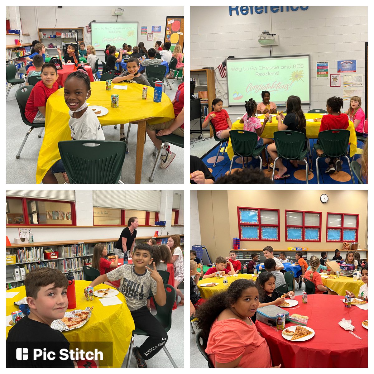 SolleyAACPS's tweet photo. Today our #aacpsawesome students celebrated their success in the Chessie Reading Club with a pizza luncheon. This was made possible by our fantastic Media Teachers & PTA. We are #solleystrong. https://t.co/w9TqSZS6pj