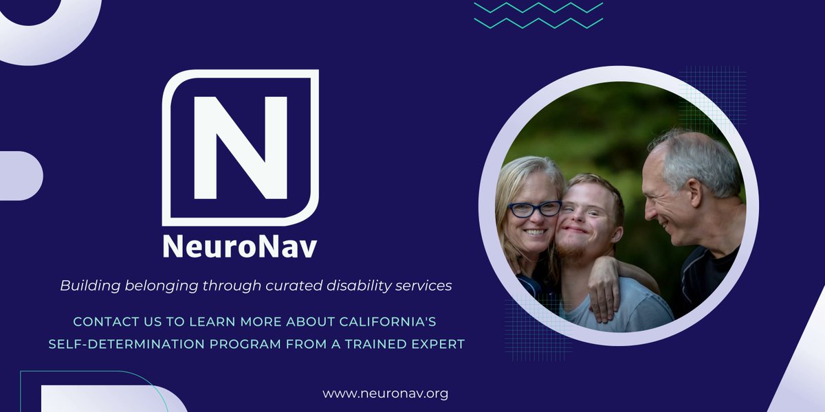 If you are a member of the disability community, California's Self-Determination Program may be for you. Let NeuroNav connect you with the programs that will allow you to live the life you want!

NeuroNav.org

#neurodivergent
#disabilityawareness