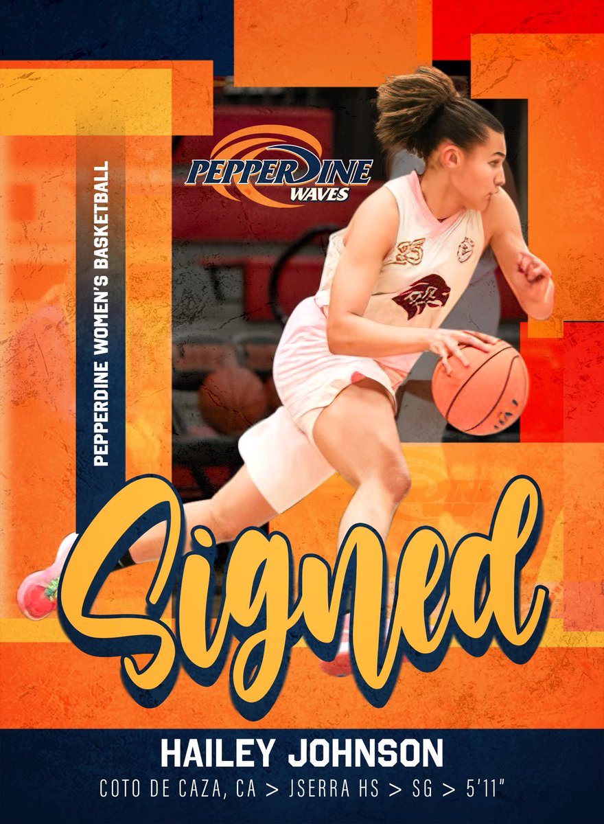 HaileyJ_42's tweet photo. I am excited to announce that I have signed to play D1 basketball at Pepperdine University. Thank you to @CoachKristenD, @BRo32 and @CoachJoi13 for this incredible opportunity! I also want to thank my family for their never-ending support! #WavesUp @Calsparks1 @jserra_gbb https://t.co/PUC3hWvBna
