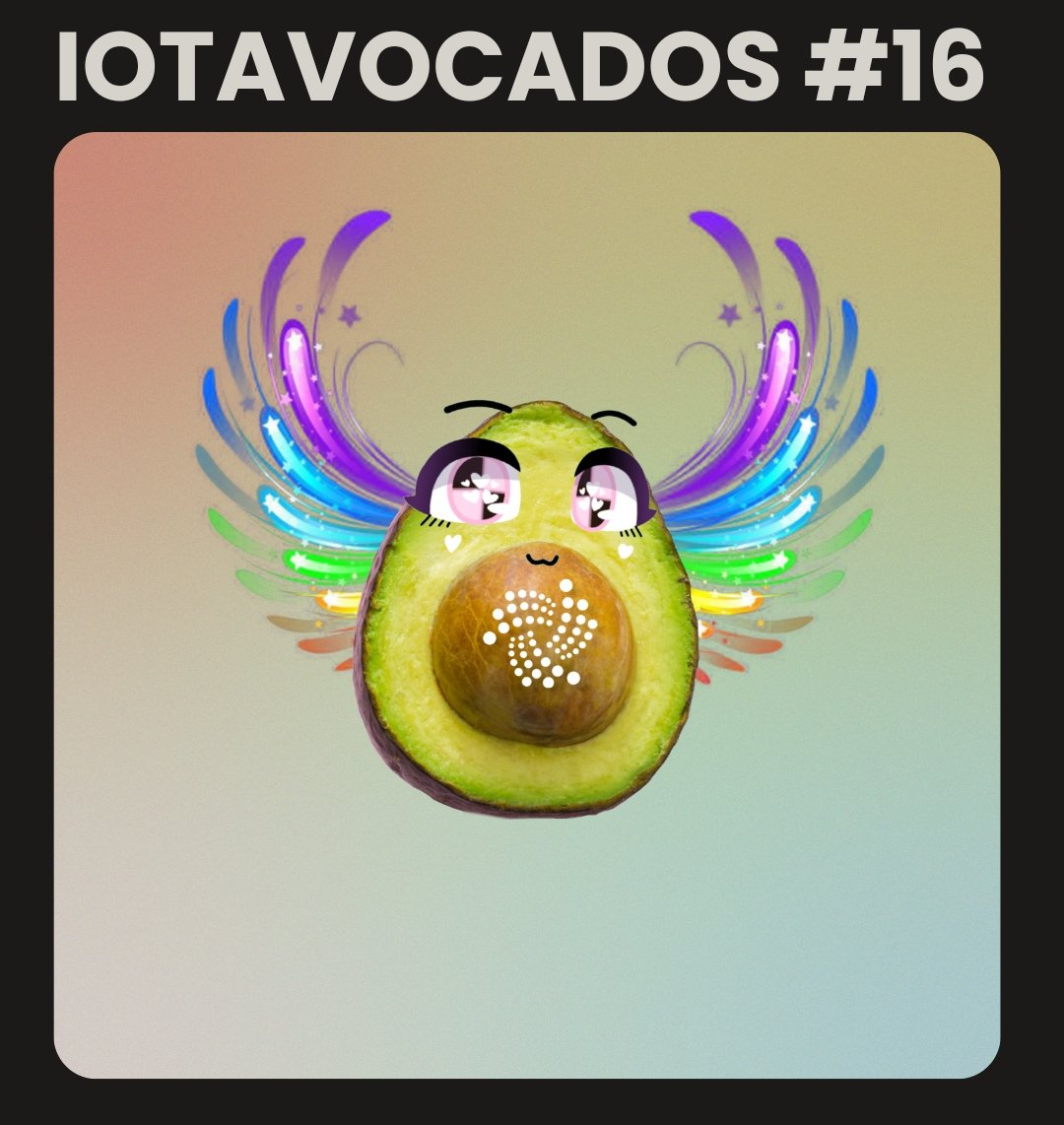crypto_uni_nft's tweet photo. Green and healthy! Congratulations to @ mauri #soonaverse user for acquiring IOTAVOCADO #16 NFT

Bought for 48.00 Miota

MINT YOUR UNIQUE AVOCADO PET HERE!! 
🥑🥑👇👇👇👇🥑🥑
https://t.co/kWLh8xlzID

#NFT #Iota #NFTCommmunity #nftcollector #SOONAVERSE https://t.co/5KtVWR4h6M
