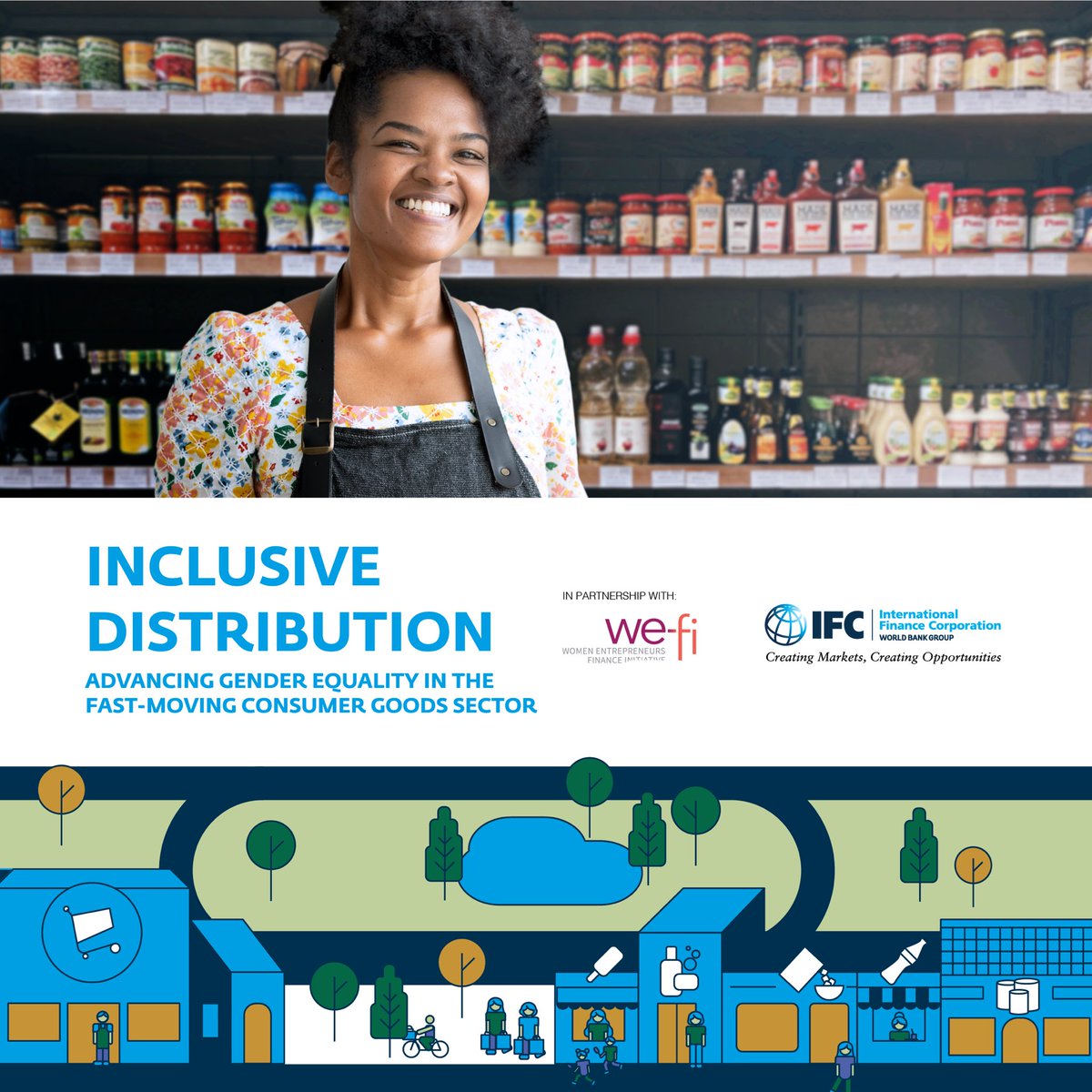 shalakajoshi's tweet photo. How do inclusive #SupplyChain networks support women-owned distributors/retailers? NEW IFC Learning Brief #InclusiveDistribution: Advancing #GenderEquality lists strategies at a time when integrating women-led businesses is key to an inclusive recovery https://t.co/5hO0hBas0y https://t.co/49kYTV0viK