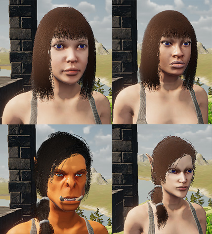 Some of the new female faces available in our character creator. Not only are the models much higher quality, I've been able to add in a lot more choices for hair and faces, and am working on facial hair for men right now =D
#gaming #indiegames #indiedev