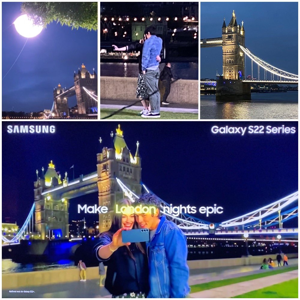 Heb je hem al gezien? De commercial van @samsung? Na een dag bouwen, met complete crew en figuranten in London, staat het er fantastisch op. De 3 sec! Zo doen ze dat dus.