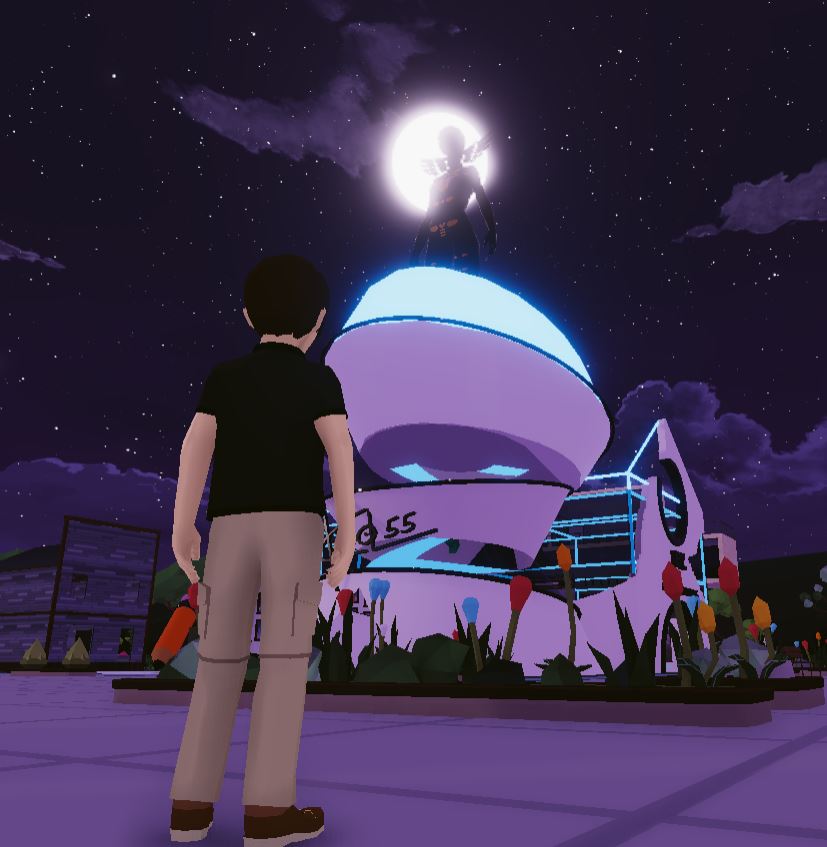 What a beautiful moon tonight!!  #Metaverse #Decentraland #architecture #opensea #NFTs #Meta #digitalart #cryptocurrecy #Etherium #Web3 #creators