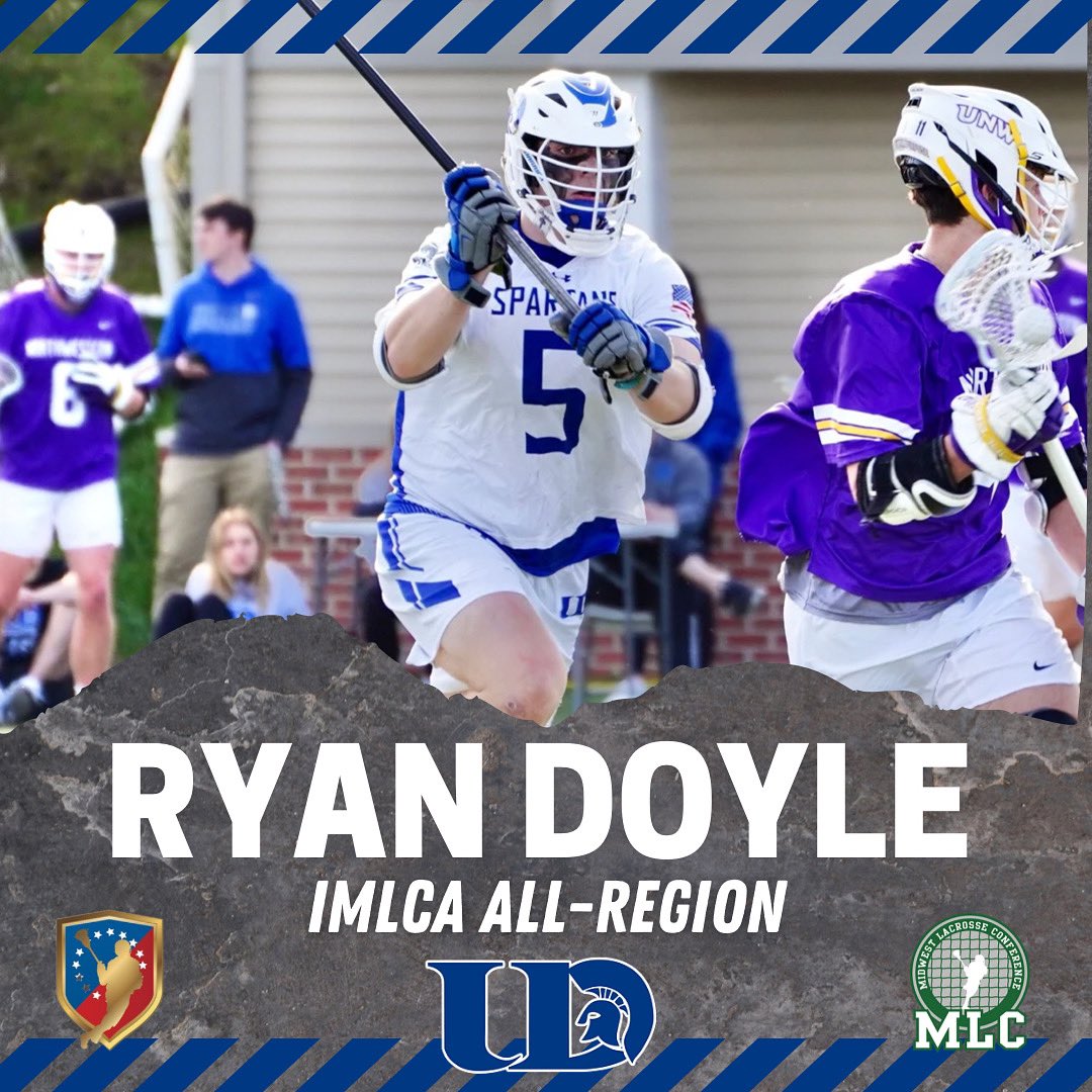 Congratulations to defenseman Ryan Doyle for earning IMLCA Honorable Mention All-Region honors!

Ryan is the first player in program history to be named to the All-Region team and the only player from the Midwest Lacrosse Conference to be selected this year.

Congrats Ryan!
