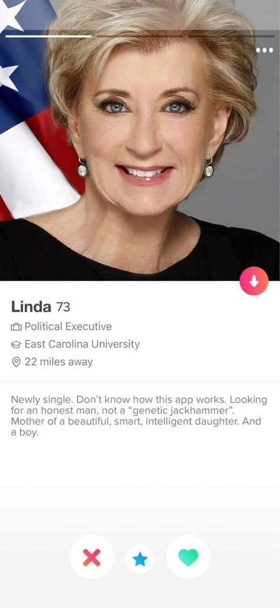 kennymc1ntosh's tweet image. “Linda on Tinder” I have passed on 😂😂😂