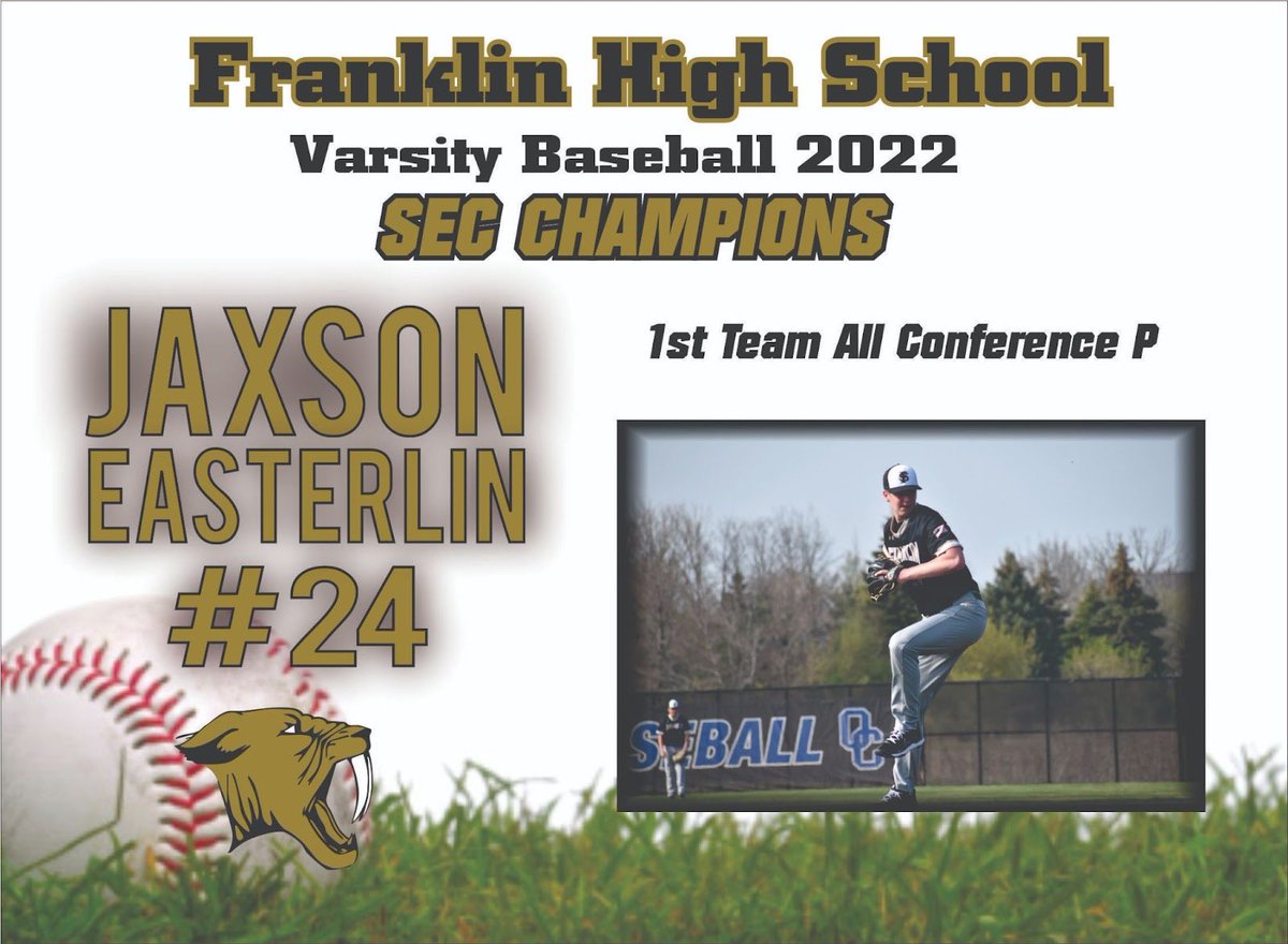 Our ace this year was Senior <a href="/EasterlinJaxson/">jaxson easterlin</a>. Jaxson pitched against some of the toughest teams in the area and did amazing. Jaxson earned 1st Team All Conference Pitcher, All District Academic, and Honorable Mention All District.
