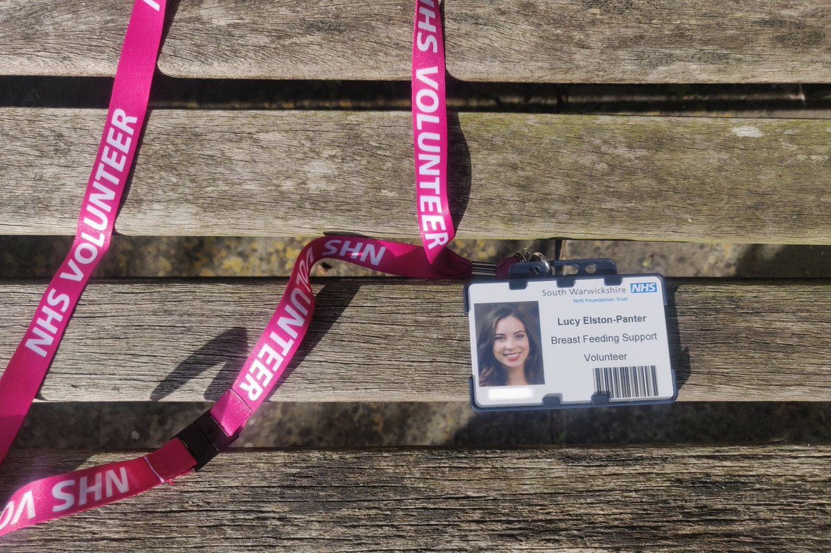 Really happy to be starting work as an Infant Feeding Support Volunteer at Warwick Hospital. So looking forward to supporting new life and new parents.