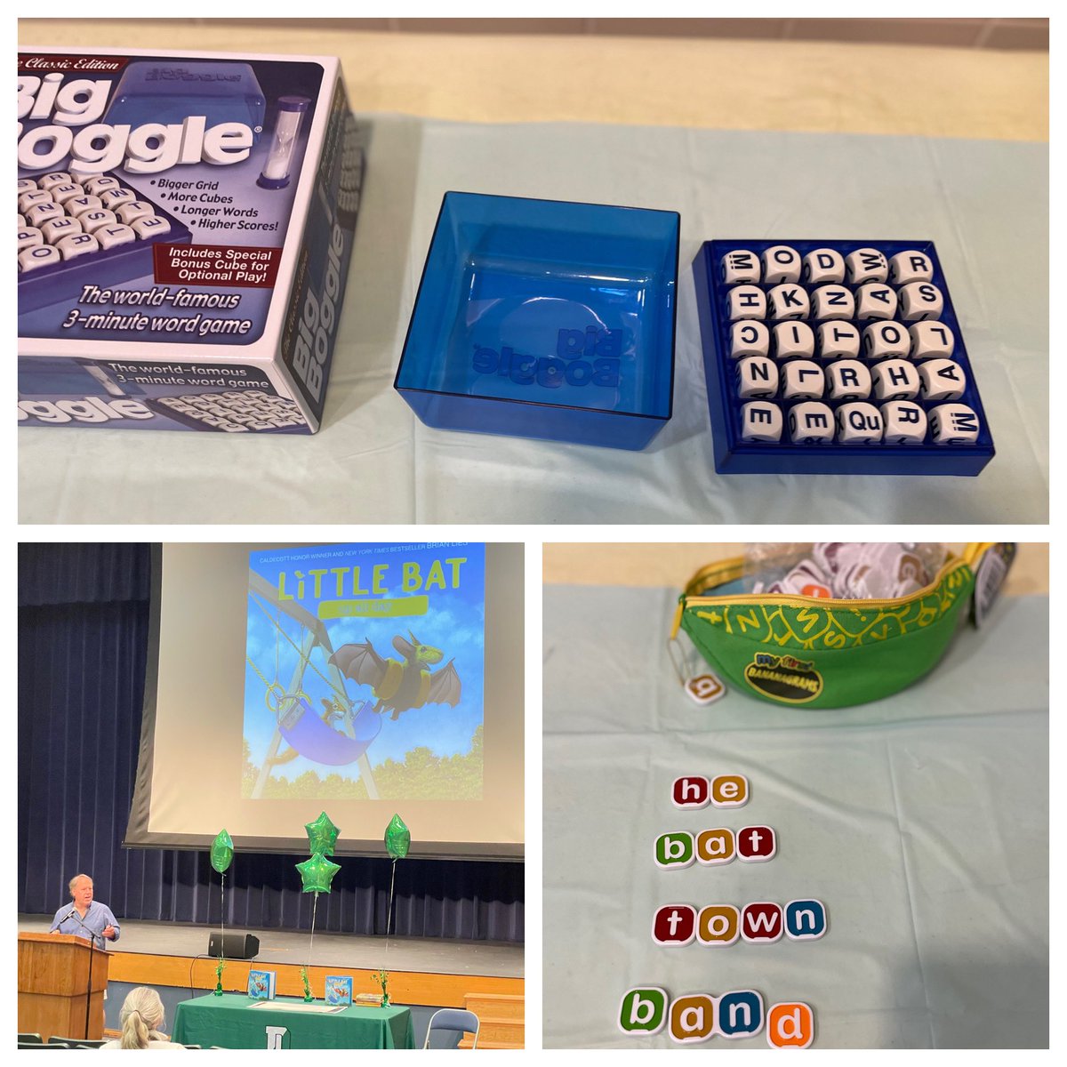 So fortunate to hear the premiere reading of “Little Bat Up All Day” by author / illustrator Brian Lies at our Title I Family event! <a href="/Aldendux/">Alden School</a> <a href="/DuxChandler/">Erin Wiesehahn</a> <a href="/duxschools/">Duxbury Schools</a>