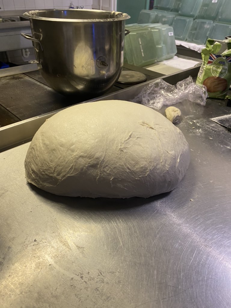 Pizza dough about to rolled into balls to prove overnight <a href="/GreatPtfa/">Great Abington PTFA</a> <a href="/GA_Primary/">GA Primary School</a> #woodfiredpizza