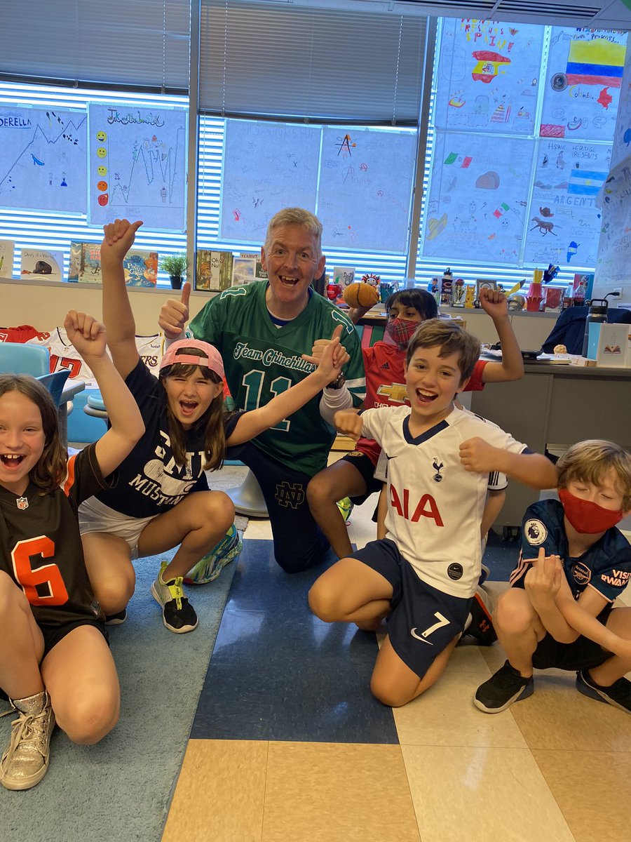 HE DID IT! 💪🏻 🎉 As part of our #sportforall fundraising, Mr. Kane changed his sports jersey EVERY half an hour for the ENTIRE day, ending with a very special one given to him by his class this year ‘Team Chinchillas!’ Well Done!! ⭐️ 🏀 ⚽️ <a href="/NAEducation/">Nord Anglia Education</a>
