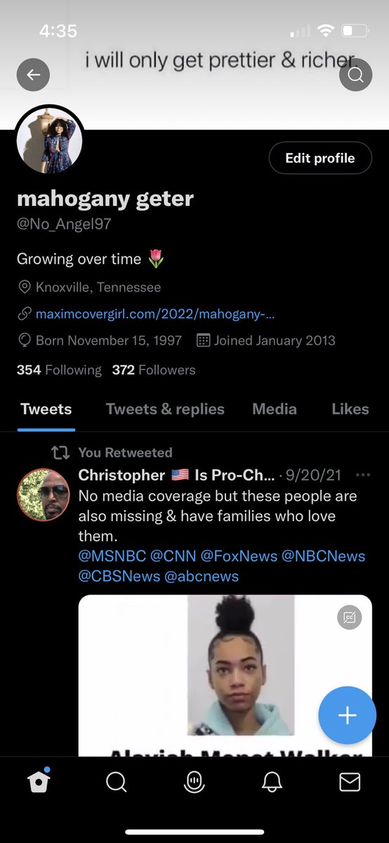 mahogany geter (@no_angel97) on Twitter photo 