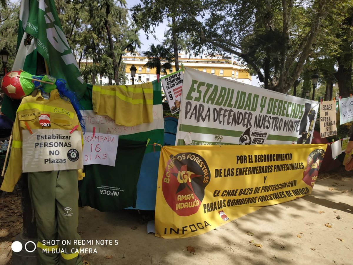 AtilaAmaya's tweet photo. Día 16 de acampada. #amayaenlucha #OPENO #LosQueEstanSeQuedan ✊ https://t.co/Hyv9fW2Hu4