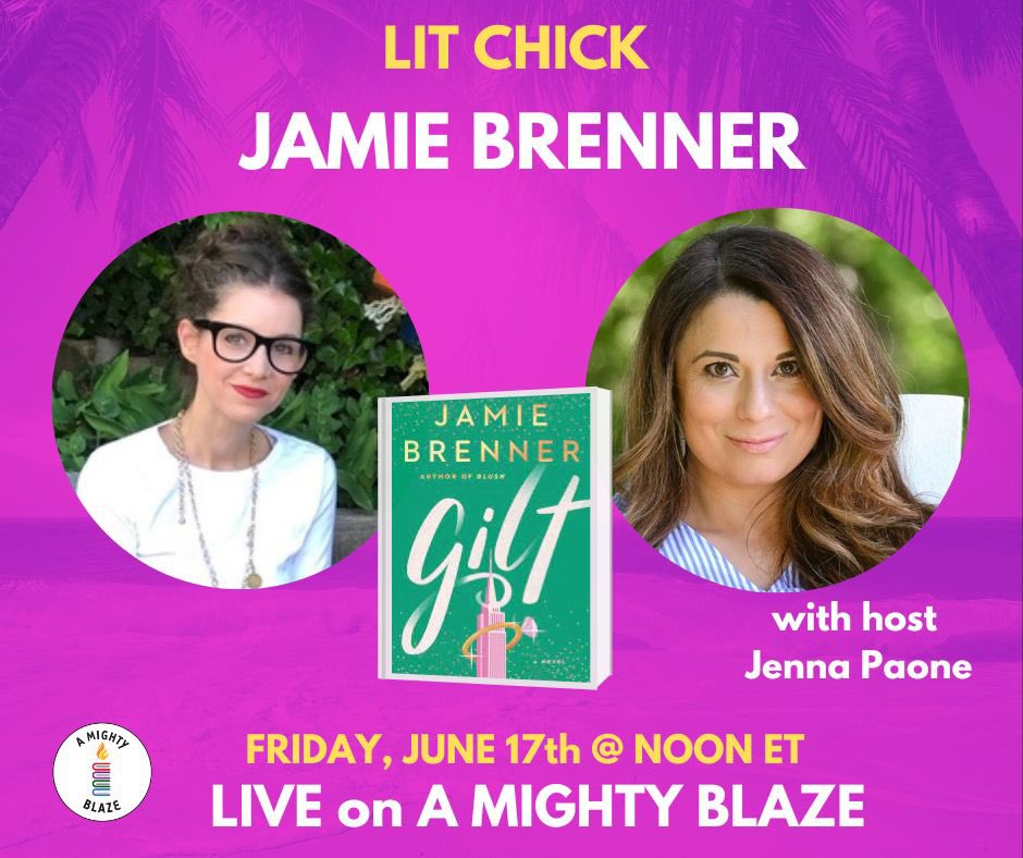 Dust off your diamonds, #LitChicks - author #JamieBrenner joins me &amp; <a href="/jgerstenblatt/">Julie Gerstenblatt</a> this FRI, 6/17 at Noon to chat about her new book, GILT - a sparkling summer read about 3 women from a family jewelry dynasty with a tarnished past!