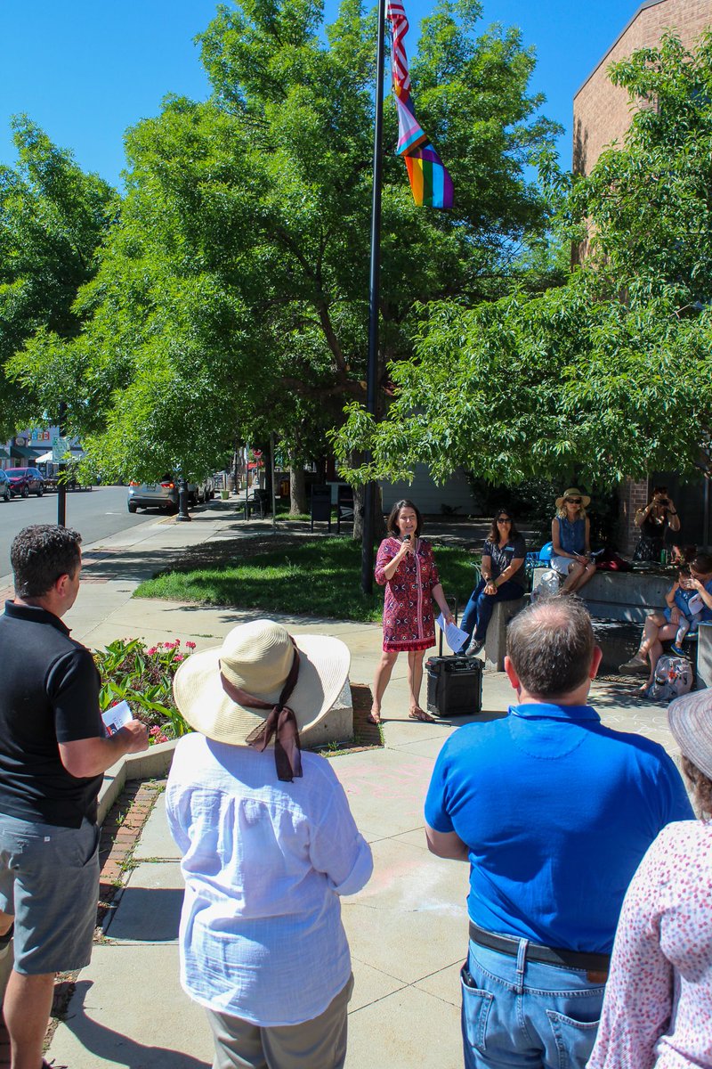 ashleystolzmann's tweet photo. Thank you all for joining in our Flag Raising celebration for Juneteenth in Louisville today!  I look forward to seeing people at the Juneteenth events all around the county this weekend. https://t.co/60Aw4m2tHm