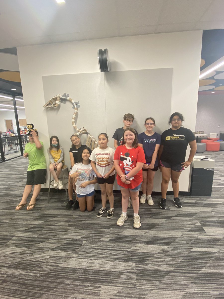 Week 2 of #CampDiscovery was Dino-tasic! 🦖🦕 @chaurjacobson <a href="/YallListenToMe/">Jordan</a> <a href="/defeo_sophia/">Sophia DeFeo</a> <a href="/TUSD202/">Turner USD #202</a>