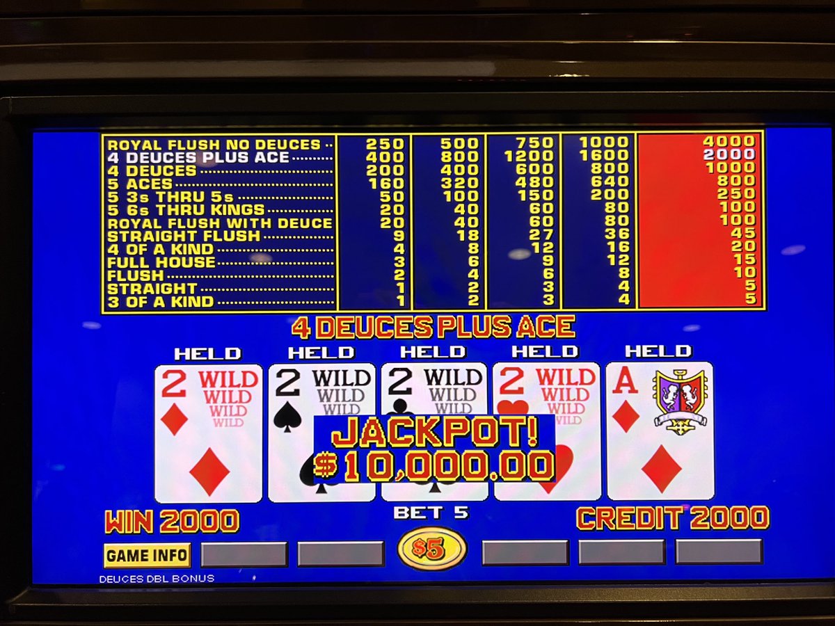 RealJamesWoods's tweet photo. The happy moment when you’re knocked out of a tournament and play video poker to cool off! https://t.co/fzzGh63G35