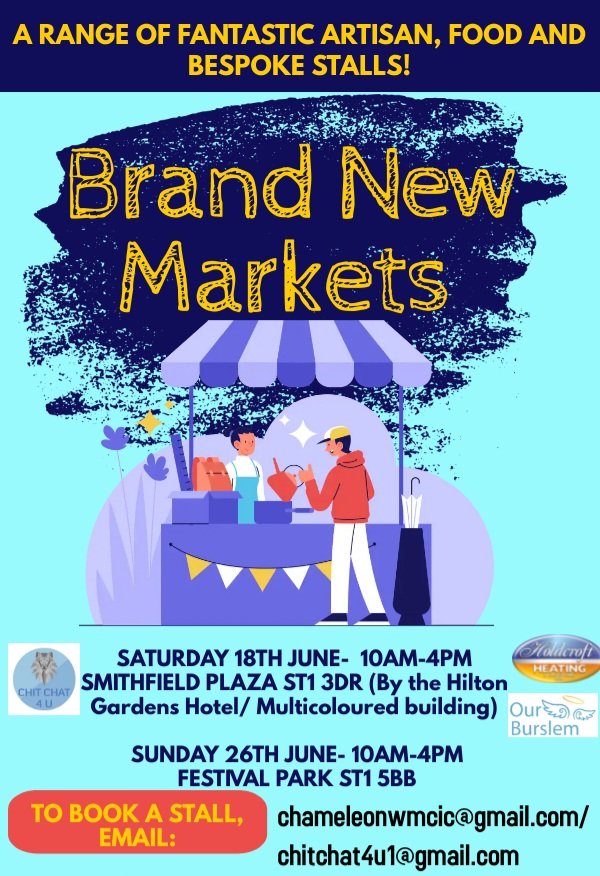 Come and support us #markets #StokeOnTrent #fundraiser #stalls #hanley #events