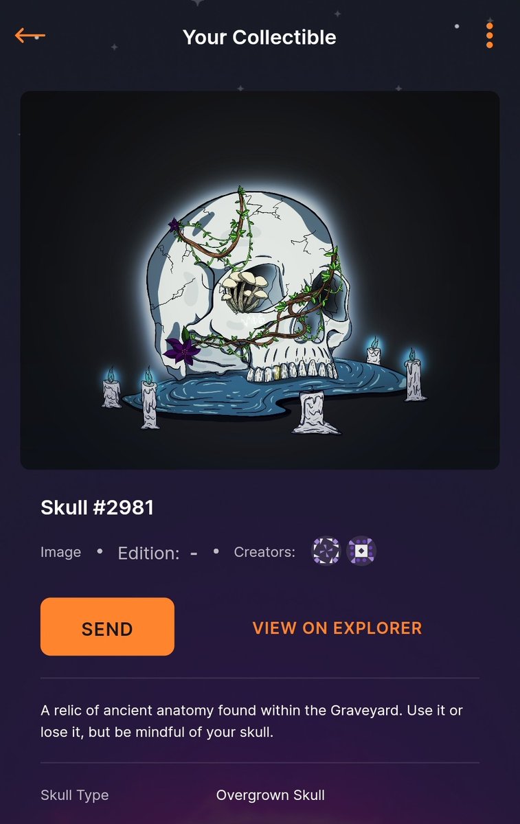 The_Kronic_King's tweet photo. Big shout out to @TradingApesGang! They haven't even minted yet, and their raffle site is on point! 🎯 Just won a @TombStonedHS skull! 

If you aren't in this server.. what are you even doing with your life?!
#SolanaNFTs #NFTCommunity #SOLGiveaways https://t.co/6RsTEBaWJ6