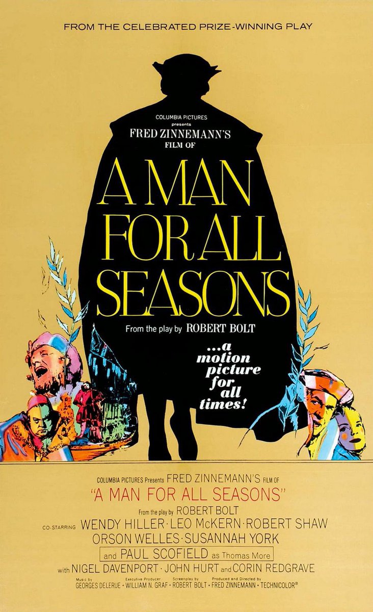 ThankAcademyPod's tweet photo. New Episode Alert! 🚨 it’s the 39th Academy Awards and Best Picture winner, A Man For All Seasons! Join us as we discuss the ceremony that almost didn’t happen, the awarded play to movie adaption, and the cultural moments that influenced this win! Available on all platforms now! https://t.co/j4ECjiPOXr