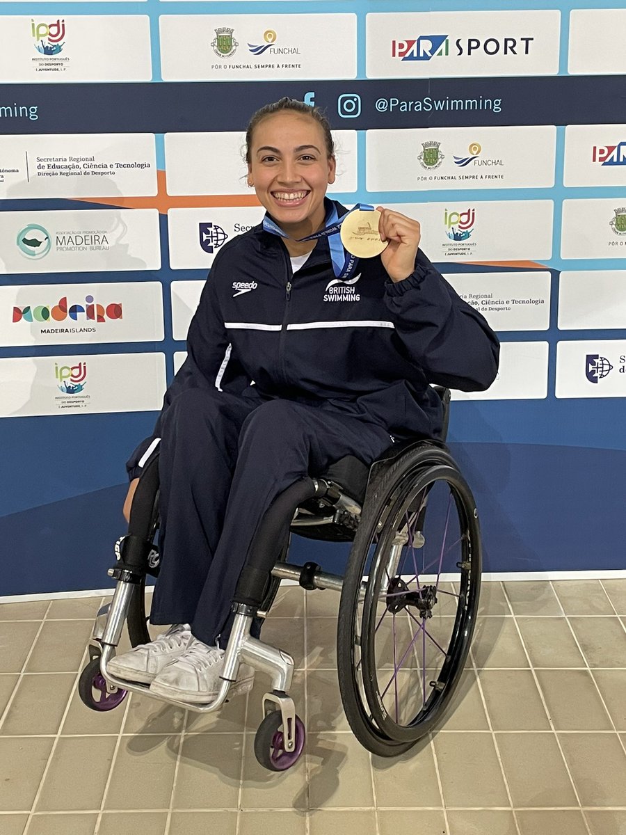 Absolutely over the moon to be WORLD CHAMPION in the 100m breaststroke!!

#Madeira2022 #paraswimming