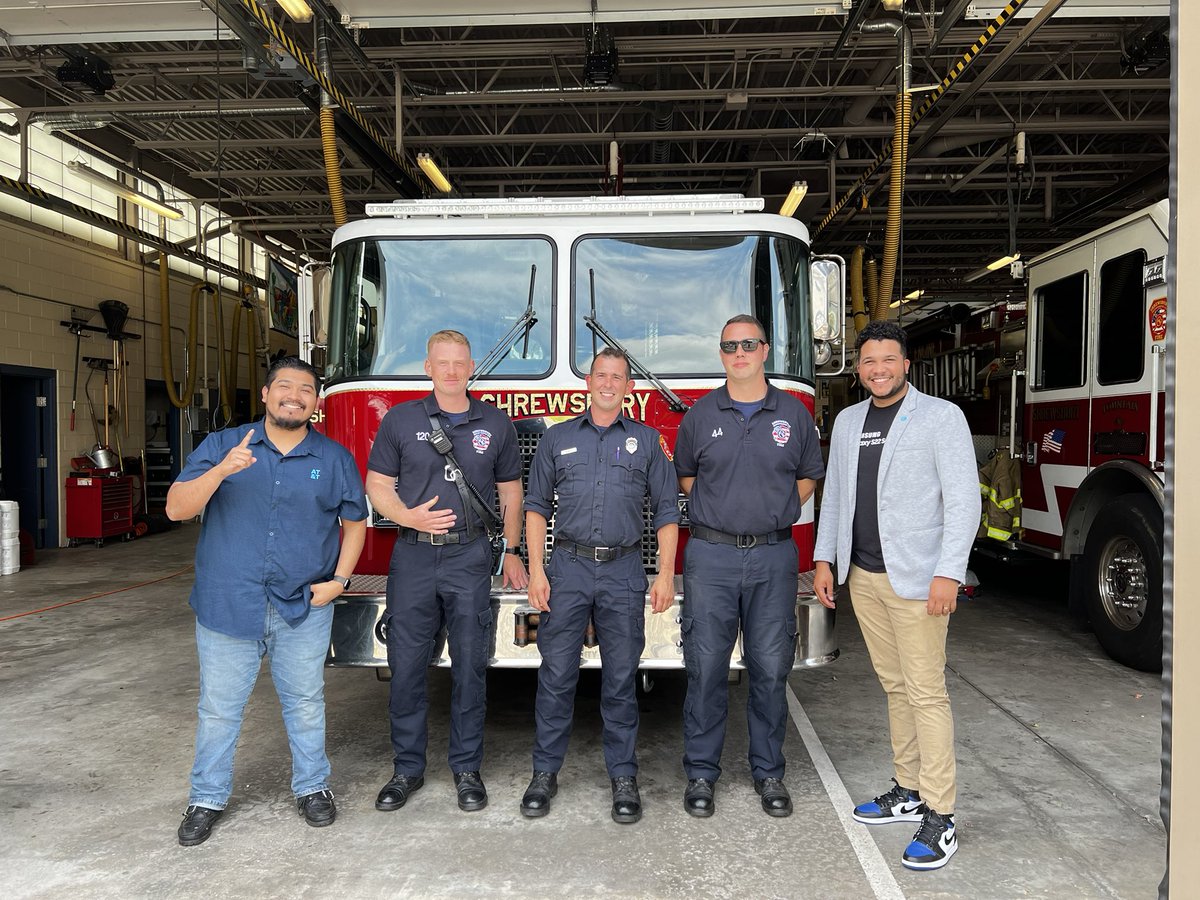 Nelson Rodriguez (@nelsonsrm27) on Twitter photo Day 2 at the Shrewsbury Fire Department, in Partnership with the South Bay team. <a href="/AngelMa2021/">Angel Barragan</a> <a href="/NateCaruthers/">Nate Caruthers</a> <a href="/TheRealOurNE/">#OurNE</a> <a href="/BaezYasmine/">Yasmine Baez</a> <a href="/firas_smadi/">Firas Smadi</a> <a href="/emilywiper/">Emily Wiper</a> #heroes #FirstResponders #FirstNet <a href="/FirstNet/">FirstNet, Built with AT&T</a> <a href="/LagnoRob/">RobLagno</a> #teamworkmakesthedreamwork #NE Day 2 at the Shrewsbury Fire Department, in Partnership with the South Bay team. <a href="/AngelMa2021/">Angel Barragan</a> <a href="/NateCaruthers/">Nate Caruthers</a> <a href="/TheRealOurNE/">#OurNE</a> <a href="/BaezYasmine/">Yasmine Baez</a> <a href="/firas_smadi/">Firas Smadi</a> <a href="/emilywiper/">Emily Wiper</a> #heroes #FirstResponders #FirstNet <a href="/FirstNet/">FirstNet, Built with AT&T</a> <a href="/LagnoRob/">RobLagno</a> #teamworkmakesthedreamwork #NE