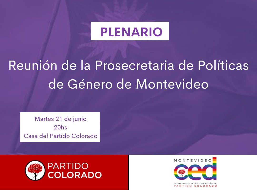 GeneroDiversiM's tweet photo. El próximo martes hay reunión de la Prosecretaria en la Casa del Partido. Están todos invitados! https://t.co/7EAtWqkFxg